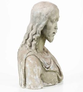 Baccio da Montelupo (da), XIX secolo, busto di Cristo in gesso  - Asta Scultura | Cambi Time - Associazione Nazionale - Case d'Asta italiane