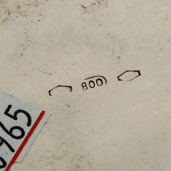 Zuppiera con vassoio in argento. Argenteria italiana della prima met del XX secolo. Bollo dell'argentiere consunto e di difficile lettura  - Asta Argenti | Cambi TIME - Associazione Nazionale - Case d'Asta italiane