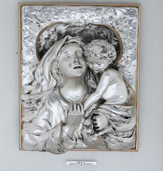 Paolo Rossini. Altorilievo in argento raffigurante Madonna con Bambino  - Asta Argenti | Cambi TIME - Associazione Nazionale - Case d'Asta italiane