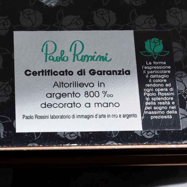 Paolo Rossini. Altorilievo in argento raffigurante Madonna con Bambino  - Asta Argenti | Cambi TIME - Associazione Nazionale - Case d'Asta italiane