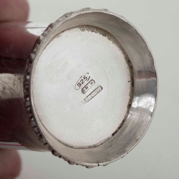 Cinque segnaposti in argento 925. Argenteria milanese del XX secolo, Argentiere F.lli Cacchione  - Asta Argenti | Cambi TIME - Associazione Nazionale - Case d'Asta italiane