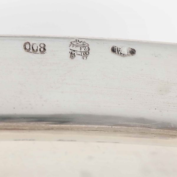 Vassoio ovale in argento. Argenteria italiana del XX secolo. Argentiere Cesa, Alessandria  - Asta Argenti | Cambi TIME - Associazione Nazionale - Case d'Asta italiane