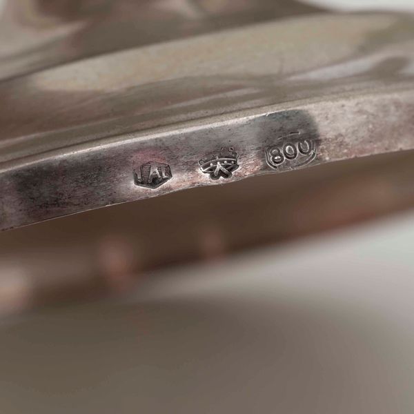 Set di sei sgasachampagne in argento. Argenteria italiana del XX secolo. Argentiere Cesa Alessandria  - Asta Argenti | Cambi TIME - Associazione Nazionale - Case d'Asta italiane