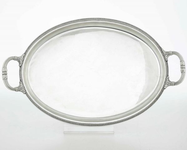 Guantiera ovale in argento. Argenteria veneta del XX secolo. Argentiere Rino Greggio, Padova  - Asta Argenti | Cambi TIME - Associazione Nazionale - Case d'Asta italiane