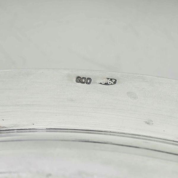 Guantiera ovale in argento. Argenteria veneta del XX secolo. Argentiere Rino Greggio, Padova  - Asta Argenti | Cambi TIME - Associazione Nazionale - Case d'Asta italiane