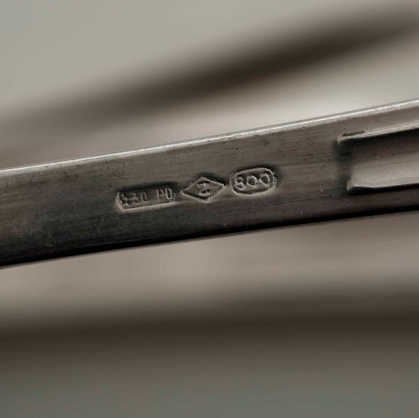 Servizio di posate in argento. Argenteria veneta del XX secolo. Argentiere Zaramella, Padova  - Asta Argenti | Cambi TIME - Associazione Nazionale - Case d'Asta italiane