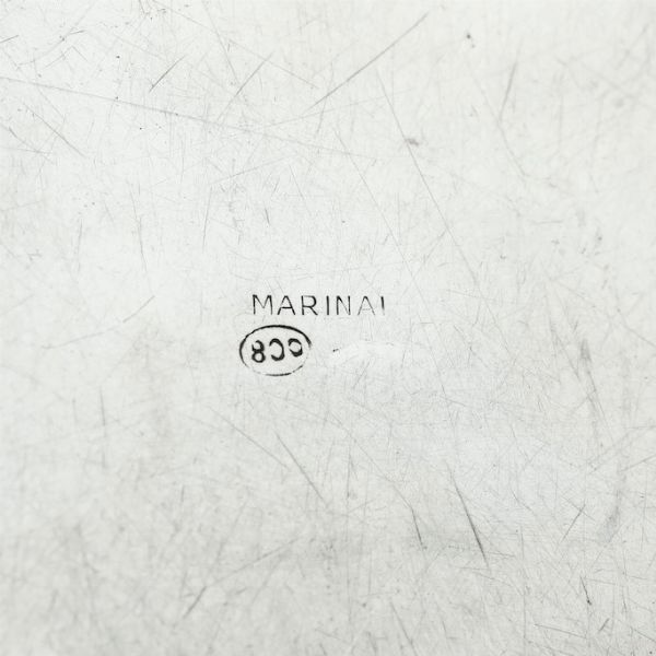 Scatoletta ovale e vassoietto in argento. Argenteria artistica italiana del XX-XXI secolo  - Asta Argenti | Cambi TIME - Associazione Nazionale - Case d'Asta italiane