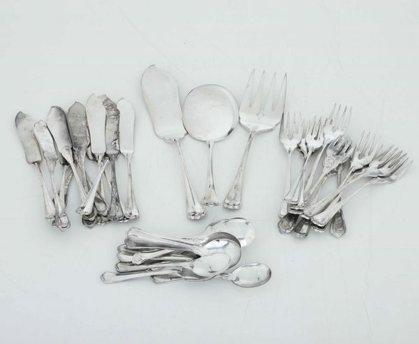Insieme di posate in argento  - Asta Argenti | Cambi TIME - Associazione Nazionale - Case d'Asta italiane