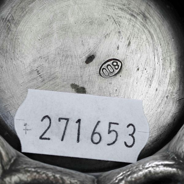 Servizio da t e caff in argento fuso e sbalzato. Argenteria artistica italiana del XX secolo  - Asta Argenti | Cambi TIME - Associazione Nazionale - Case d'Asta italiane