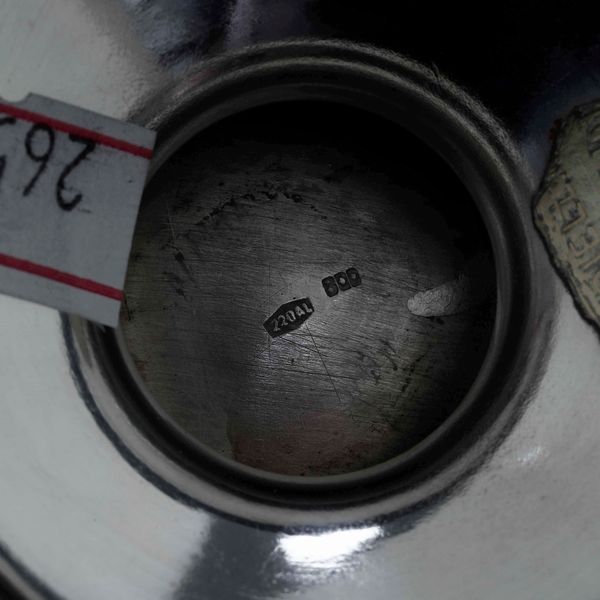 Servizio da t e caff argento fuso e sagomato. Argenteria italiana del XX secolo. Argentiere Gianni Pietrasanta, Alessandria  - Asta Argenti | Cambi TIME - Associazione Nazionale - Case d'Asta italiane