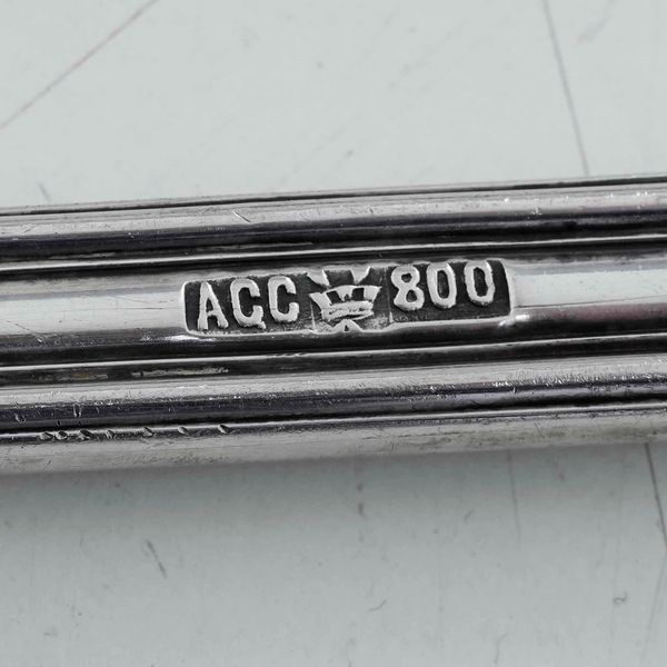 Insieme di posate e piatto in argento. Argenteria italiana del XX secolo, argentiere Cesa, Alessandria  - Asta Argenti | Cambi TIME - Associazione Nazionale - Case d'Asta italiane