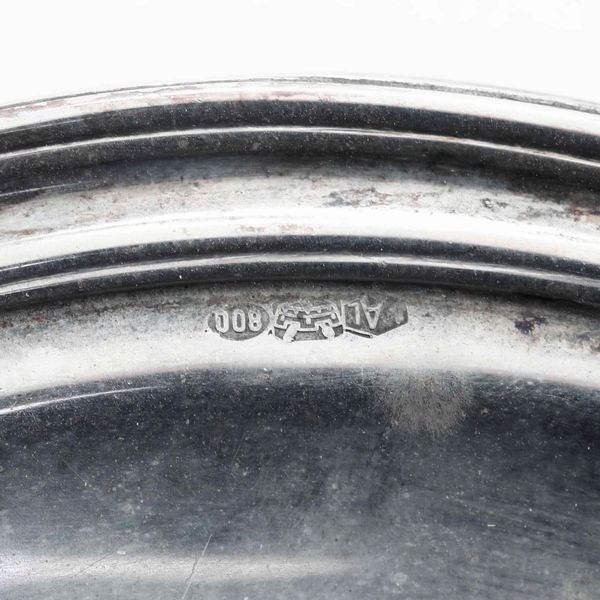 Insieme di posate e piatto in argento. Argenteria italiana del XX secolo, argentiere Cesa, Alessandria  - Asta Argenti | Cambi TIME - Associazione Nazionale - Case d'Asta italiane