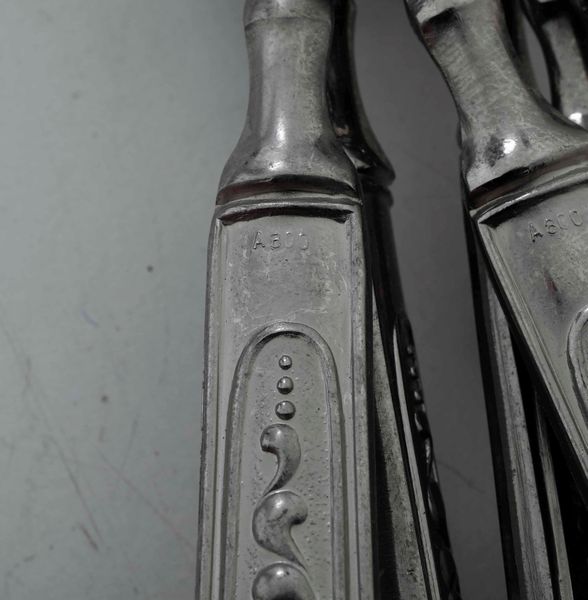 Lotto di posate miste in argento  - Asta Argenti | Cambi TIME - Associazione Nazionale - Case d'Asta italiane