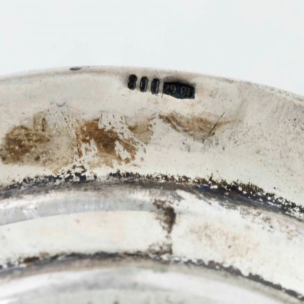 Lotti di tre oggetti in argento composto da oliera, formaggiera e zuccheriera. Varie manifatture italiane del XIX-XX secolo  - Asta Argenti | Cambi TIME - Associazione Nazionale - Case d'Asta italiane