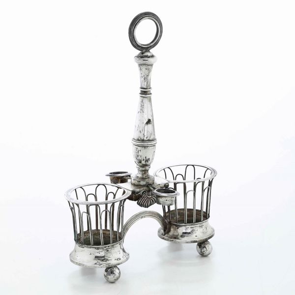 Lotti di tre oggetti in argento composto da oliera, formaggiera e zuccheriera. Varie manifatture italiane del XIX-XX secolo  - Asta Argenti | Cambi TIME - Associazione Nazionale - Case d'Asta italiane