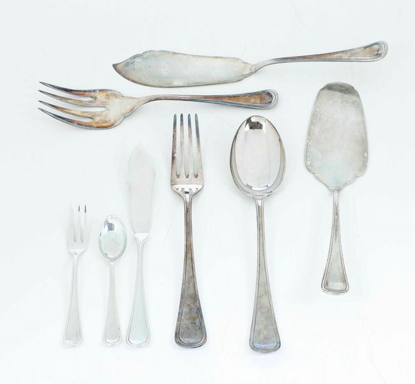 Insieme di posate in argento. Argenteria italiana del XX secolo, argentiere Cesa, Alessandria  - Asta Argenti | Cambi TIME - Associazione Nazionale - Case d'Asta italiane