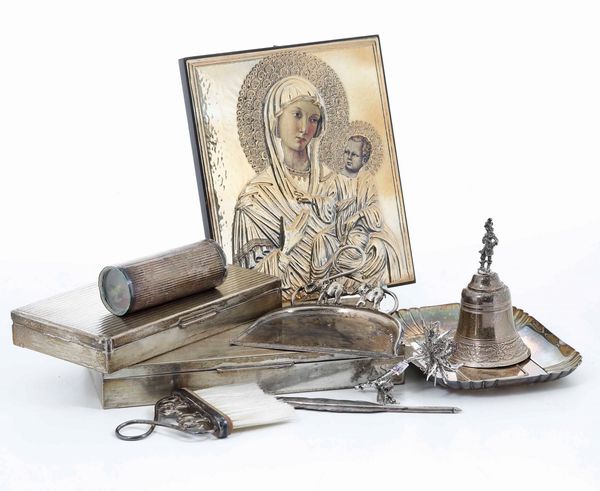 Due scatole e piccoli oggetti in argento  - Asta Argenti | Cambi TIME - Associazione Nazionale - Case d'Asta italiane