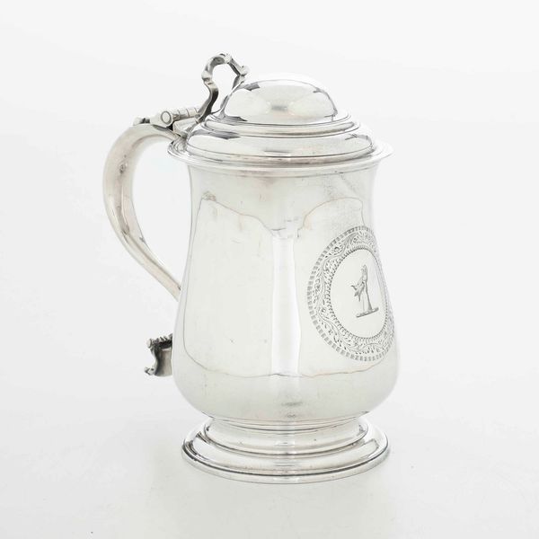 Tankard. Argento fuso, sbalzato e cesellato. Londra 1772. Argentiere Charles Wright  - Asta Argenti | Cambi TIME - Associazione Nazionale - Case d'Asta italiane