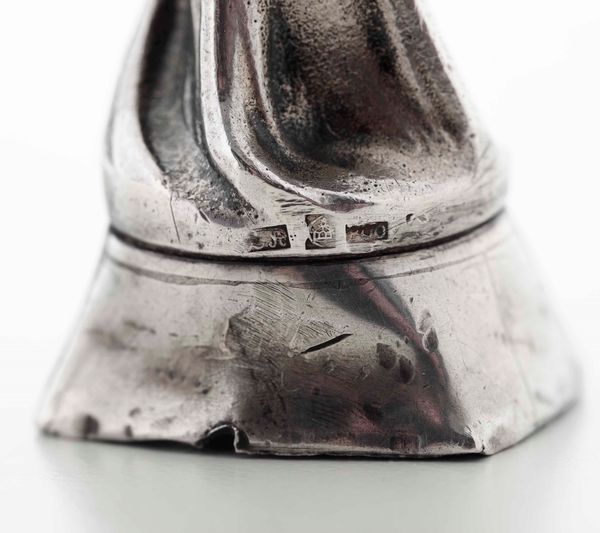 Sigillo in argento Argenteria liberty del XX secolo. Marchi ad imitazione dellargenteria tedesca.  - Asta Argenti | Cambi TIME - Associazione Nazionale - Case d'Asta italiane