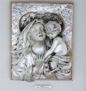 Paolo Rossini. Altorilievo in argento raffigurante Madonna con Bambino  - Asta Argenti | Cambi TIME - Associazione Nazionale - Case d'Asta italiane