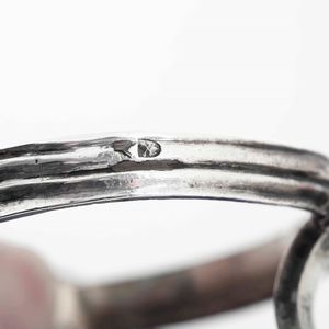 Due saliere in argento con vaschette in vetro blu cobalto. Italia XX secolo. Bolli camerali romani non pertinenti  - Asta Argenti | Cambi TIME - Associazione Nazionale - Case d'Asta italiane