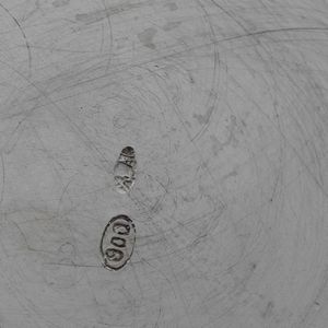 Servizio da t e caff con vassoio in argento e legno sagomato ed ebanizzato. Argenteria italiana del XX secolo. Argentiere Guerci Alessandria  - Asta Argenti | Cambi TIME - Associazione Nazionale - Case d'Asta italiane