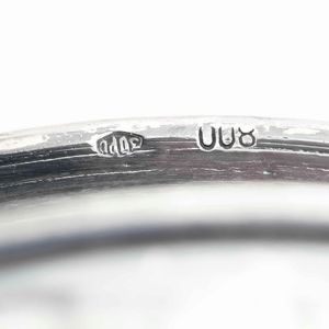 Alzata in argento con bordo traforato. Argenteria veneta del XX secolo. Argentiere F.lli Zaramella, Padova  - Asta Argenti | Cambi TIME - Associazione Nazionale - Case d'Asta italiane