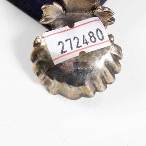 Sei segnaposto a forma di conchiglia in argento fuso. Argenteria artistica veneta del XX secolo  - Asta Argenti | Cambi TIME - Associazione Nazionale - Case d'Asta italiane