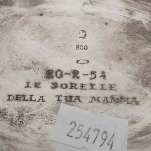 Centrotavola in argento con bordo costolato. Argenteria artistica italiana del XX secolo  - Asta Argenti | Cambi TIME - Associazione Nazionale - Case d'Asta italiane