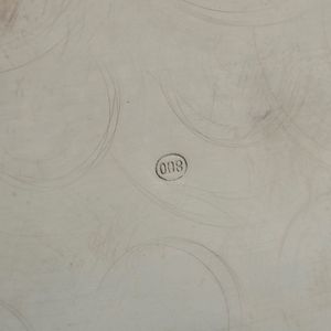 Lotto di due portacipria, una scatolina, un piattino, un vasetto e un porta biglietti in argento. Varie argenterie itaoiane del XX secolo  - Asta Argenti | Cambi TIME - Associazione Nazionale - Case d'Asta italiane