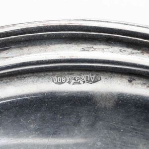 Insieme di posate e piatto in argento. Argenteria italiana del XX secolo, argentiere Cesa, Alessandria  - Asta Argenti | Cambi TIME - Associazione Nazionale - Case d'Asta italiane