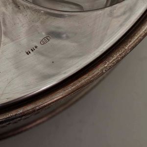 Oliera e portampolle in argento. Inghilterra e Italia XX secolo  - Asta Argenti | Cambi TIME - Associazione Nazionale - Case d'Asta italiane