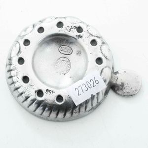 Lotto di una salsiera, tre ciotole, un tastevin in peltro e metallo argentato e un cestino in peltro e porcellana dipinta  - Asta Argenti | Cambi TIME - Associazione Nazionale - Case d'Asta italiane