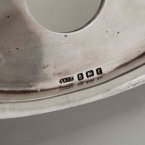 Vassoietto porta calamaio in argento, Birmingham 1905  - Asta Argenti | Cambi TIME - Associazione Nazionale - Case d'Asta italiane