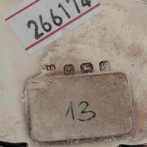 Copppia di piccoli cestini. Argento fuso e traforato. Birmingham XX secolo  - Asta Argenti | Cambi TIME - Associazione Nazionale - Case d'Asta italiane