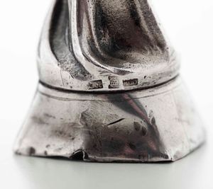 Sigillo in argento Argenteria liberty del XX secolo. Marchi ad imitazione dellargenteria tedesca.  - Asta Argenti | Cambi TIME - Associazione Nazionale - Case d'Asta italiane