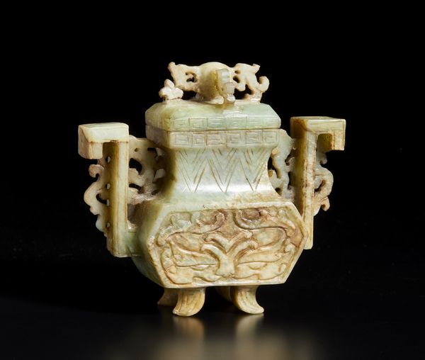 Arte Cinese : Paesaggio con grande pagodaCina, dinastia Qing, XIX secolo  - Asta Asta 392 | ARTE ORIENTALE E ISLAMICA - ARTE AFRICANA, OCEANICA E DELLE AMERICHE - EAST AND SOUTH: ASIAN, ISLAMIC, INDIAN AND ETHNOGRAPIC ART Online - Associazione Nazionale - Case d'Asta italiane