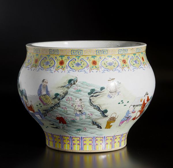 Arte Cinese : Vaso in terracotta policromaCina, cultura Yangshao, V-VI millennio a.C.  - Asta Asta 392 | ARTE ORIENTALE E ISLAMICA - ARTE AFRICANA, OCEANICA E DELLE AMERICHE - EAST AND SOUTH: ASIAN, ISLAMIC, INDIAN AND ETHNOGRAPIC ART Online - Associazione Nazionale - Case d'Asta italiane