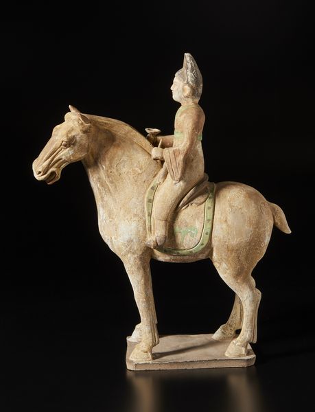 Arte Cinese : Figura in terracotta policromaCina, dinastia Han, I secolo  - Asta Asta 392 | ARTE ORIENTALE E ISLAMICA - ARTE AFRICANA, OCEANICA E DELLE AMERICHE - EAST AND SOUTH: ASIAN, ISLAMIC, INDIAN AND ETHNOGRAPIC ART Online - Associazione Nazionale - Case d'Asta italiane