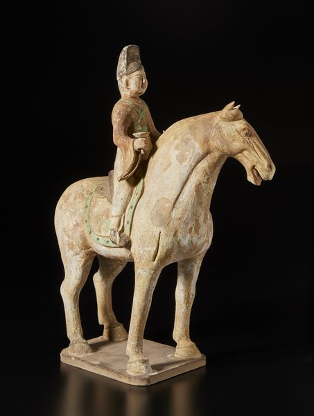 Arte Cinese : Figura in terracotta policromaCina, dinastia Han, I secolo  - Asta Asta 392 | ARTE ORIENTALE E ISLAMICA - ARTE AFRICANA, OCEANICA E DELLE AMERICHE - EAST AND SOUTH: ASIAN, ISLAMIC, INDIAN AND ETHNOGRAPIC ART Online - Associazione Nazionale - Case d'Asta italiane