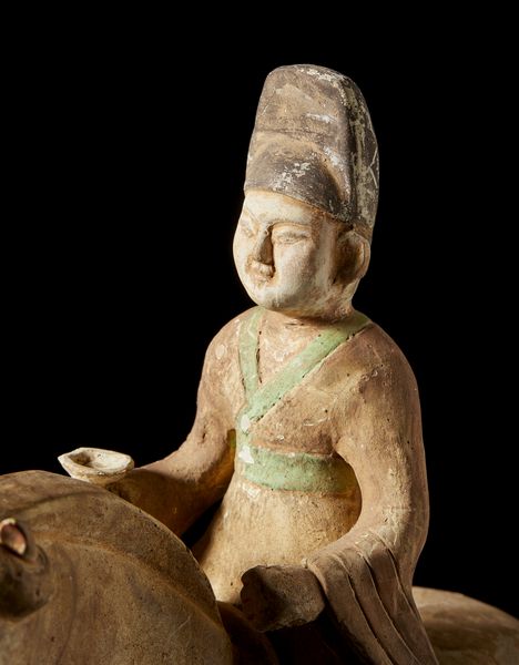Arte Cinese : Figura in terracotta policromaCina, dinastia Han, I secolo  - Asta Asta 392 | ARTE ORIENTALE E ISLAMICA - ARTE AFRICANA, OCEANICA E DELLE AMERICHE - EAST AND SOUTH: ASIAN, ISLAMIC, INDIAN AND ETHNOGRAPIC ART Online - Associazione Nazionale - Case d'Asta italiane