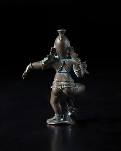 Arte Cinese : Figura in bronzo raffigurante Maitreya  Cina, periodo Ming (?), XVI-XVII secolo  - Asta Asta 392 | ARTE ORIENTALE E ISLAMICA - ARTE AFRICANA, OCEANICA E DELLE AMERICHE - EAST AND SOUTH: ASIAN, ISLAMIC, INDIAN AND ETHNOGRAPIC ART Online - Associazione Nazionale - Case d'Asta italiane