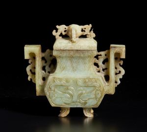 Arte Cinese : Paesaggio con grande pagodaCina, dinastia Qing, XIX secolo  - Asta Asta 392 | ARTE ORIENTALE E ISLAMICA - ARTE AFRICANA, OCEANICA E DELLE AMERICHE - EAST AND SOUTH: ASIAN, ISLAMIC, INDIAN AND ETHNOGRAPIC ART Online - Associazione Nazionale - Case d'Asta italiane