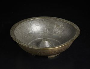 Arte Cinese - Testa di cavallo in legno con tracce di policromia Cina, dinastia Han, 206 a.C - 220 d. C.