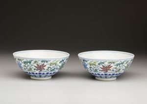 Arte Cinese - Gruppo di tre figure in terracotta Cina, dinastia Tang, IX secolo