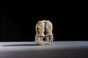 Arte africana : Costa d'Avorio. Maschera d'antilope.Legno e pigmenti.  - Asta Asta 392 | ARTE ORIENTALE E ISLAMICA - ARTE AFRICANA, OCEANICA E DELLE AMERICHE - EAST AND SOUTH: ASIAN, ISLAMIC, INDIAN AND ETHNOGRAPIC ART Online - Associazione Nazionale - Case d'Asta italiane