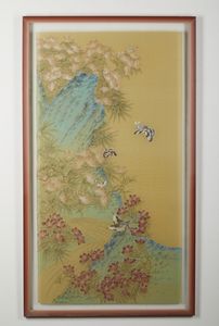 Arte Cinese : Piatto in porcellana con decoro rosso. Cina, XX secolo.  - Asta Asta 392 | ARTE ORIENTALE E ISLAMICA - ARTE AFRICANA, OCEANICA E DELLE AMERICHE - EAST AND SOUTH: ASIAN, ISLAMIC, INDIAN AND ETHNOGRAPIC ART Online - Associazione Nazionale - Case d'Asta italiane