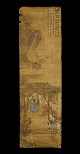 Arte Cinese - Teiera in porcellana bianco e blu. Cina, dinastia Qing, periodo Kangxi, XVIII secolo