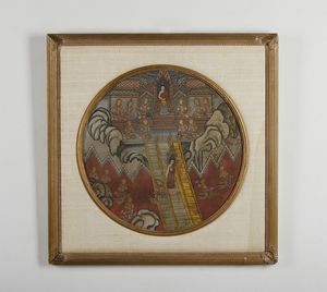 Arte Cinese : Specchio da toilette con serie di dipinti erotici su vetro entro cornice in legno di zitanCina, dinastia Qing, XIX secolo  - Asta Asta 392 | ARTE ORIENTALE E ISLAMICA - ARTE AFRICANA, OCEANICA E DELLE AMERICHE - EAST AND SOUTH: ASIAN, ISLAMIC, INDIAN AND ETHNOGRAPIC ART Online - Associazione Nazionale - Case d'Asta italiane