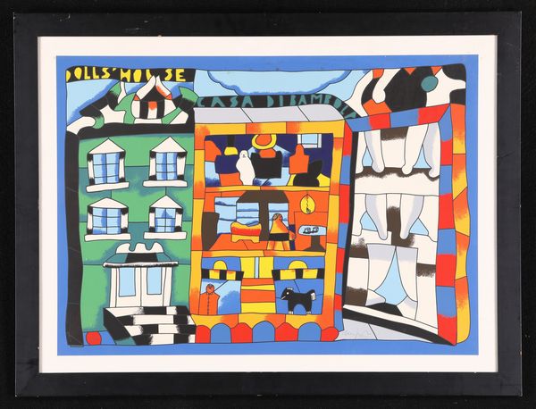 Ugo Nespolo : Senza titolo  - Asta Asta a Tempo - Arte Moderna e Contemporanea - Associazione Nazionale - Case d'Asta italiane